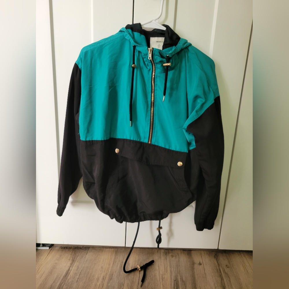 Forever 21 Half Zip Windbreaker